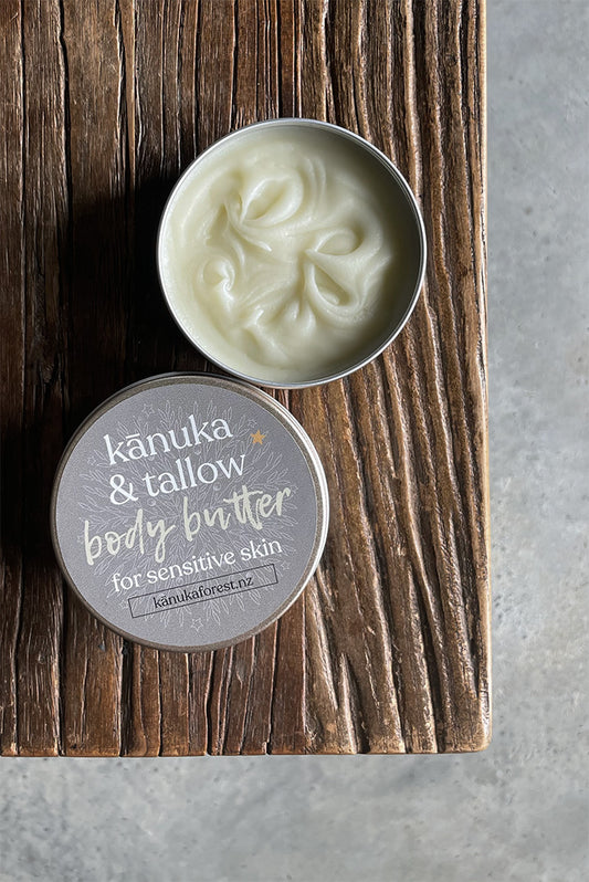 kānuka & tallow body butter for sensitive skin